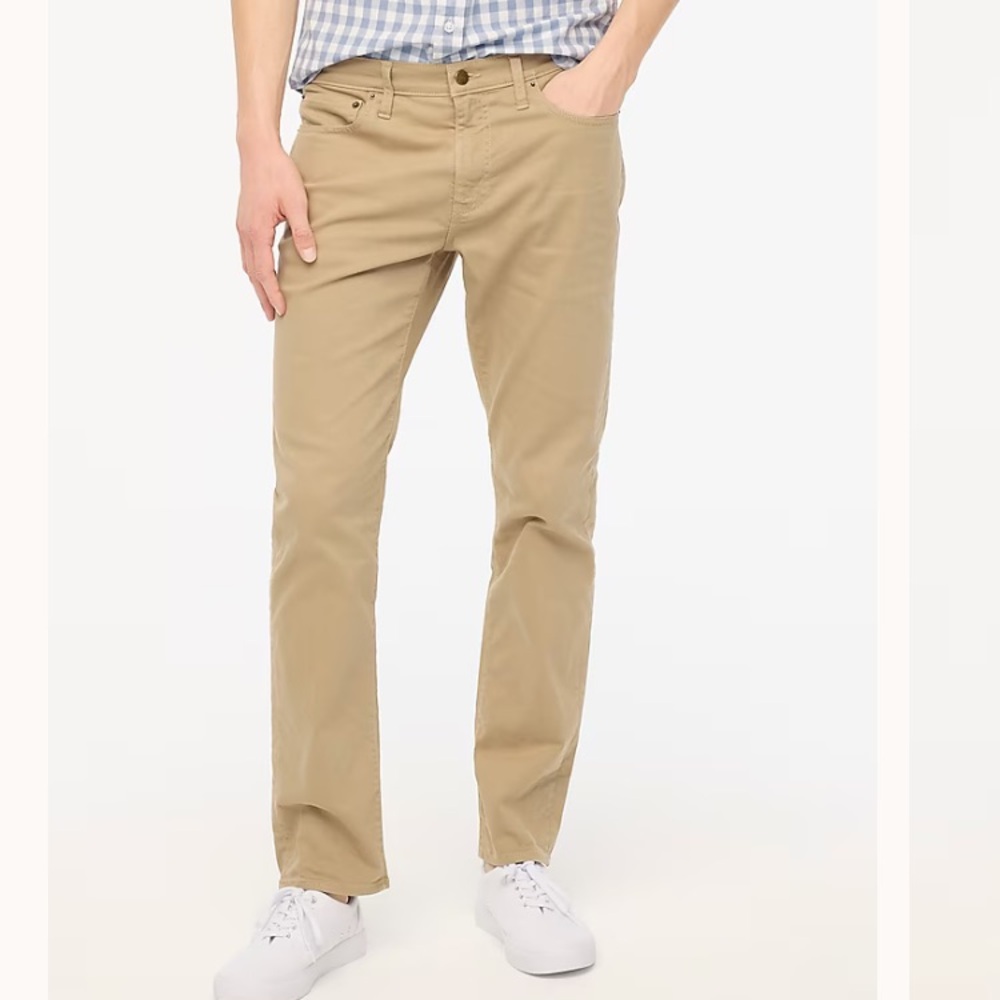 J. Crew Men's 484 Tan 5 Pocket Pants